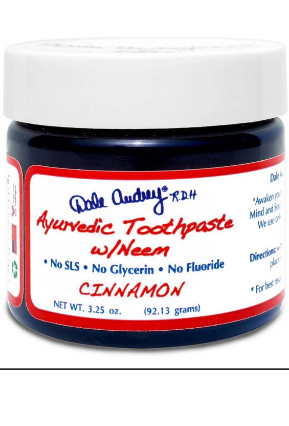 DALE AUDREY: Ayurvedic Toothpaste Cinnamon 3.25 OUNCE