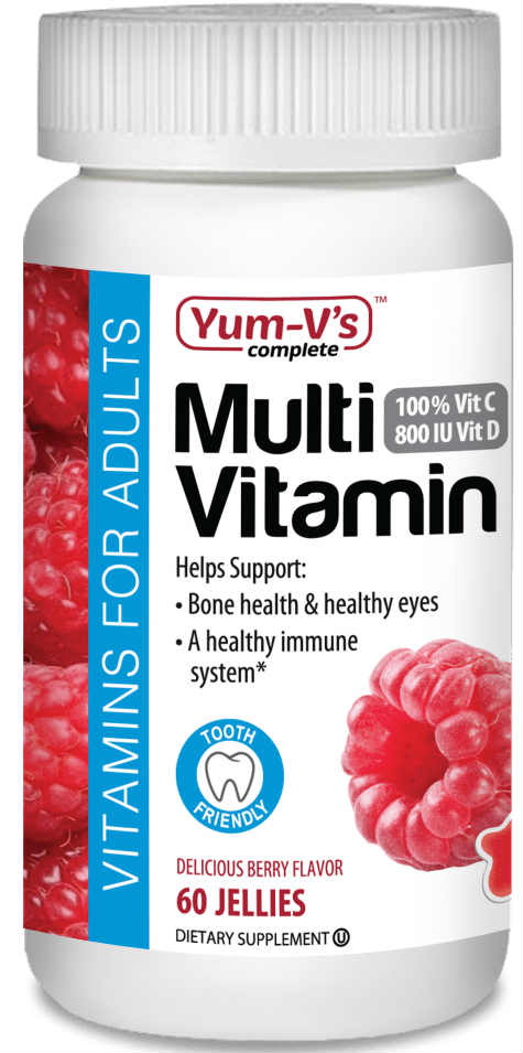 YUM V'S: MultiVitamin Plus MultiMineral Jellies 60 pc