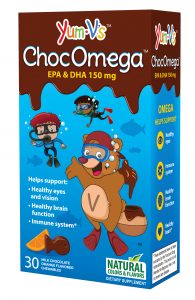YUM V'S: Chocomega 150MG/EPA Chocolate for Kids 30 pc