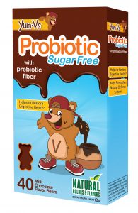 YUM V'S: Probiotics 1.5B White Chocolate Bears Sugar Free 40 pc