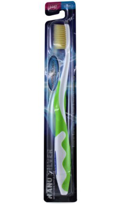 MOUTH WATCHERS: Antimicrobial Toothbrush Refill Adult Green 5 pc