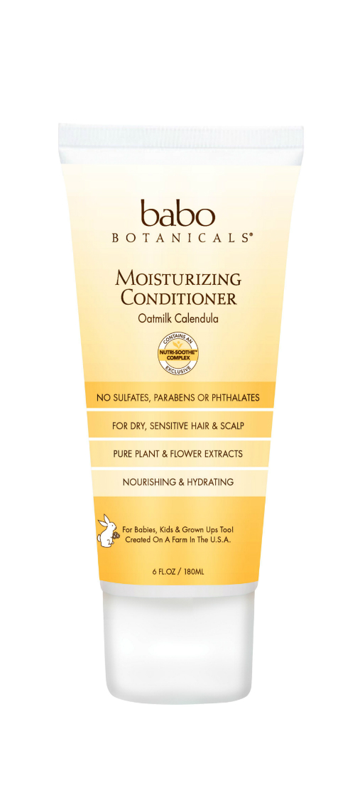 BABO BOTANICALS: Moisturizing Conditioner Oatmilk Calendula 6 oz