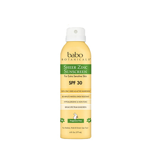 BABO BOTANICALS: Sheer Zinc SPF 30 Continuous Spray Sunscreen 6 oz