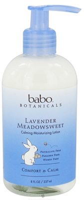 BABO BOTANICALS: Calming Moisturizing Lotion with Relaxing Lavender Meadowsweet 8 oz