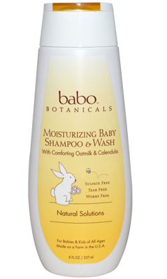 BABO BOTANICALS: Moisturizing Baby Shampoo And Wash Oatmilk Calendula 8 oz