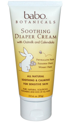 BABO BOTANICALS: Mild And Sensitive Soothing Diaper Cream Oatmilk Calendula 3 oz
