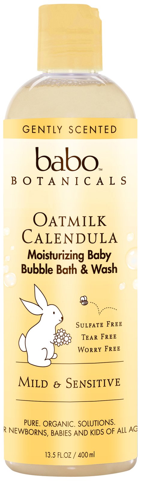 Moisturizing Baby Bubble Bath And Wash Oatmilk Calendula