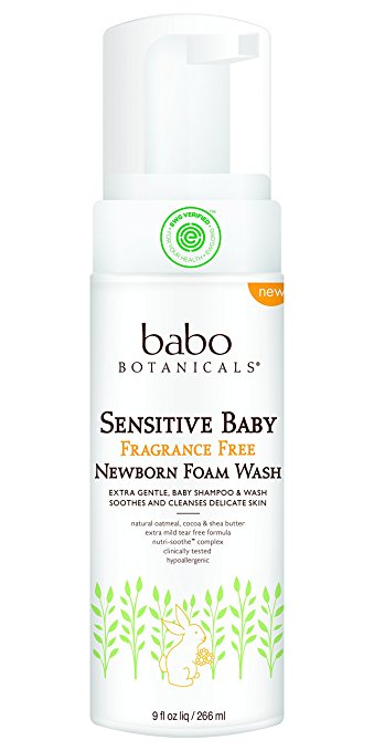 Sensitive Baby Fragrance Free Newborn Foam Wash