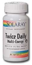 Twice Daily Multi Energy, 60ct