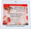 NATURE'S ALCHEMY: Aromatherapy Bath Sports Relief 3 oz