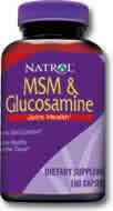 MSM  Glucosamine 250mg Bonus Dietary Supplements