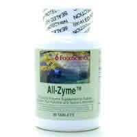 FOODSCIENCE OF VERMONT: All-Zyme 90 tabs
