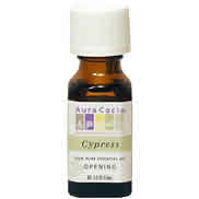 AURA CACIA: Essential Oil Cypress (cypressus sempervirens) .5 fl oz