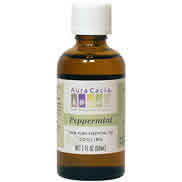 AURA CACIA: Essential Oil Peppermint (mentha piperita) 2 fl oz