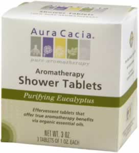 AURA CACIA: Purifying Eucalyptus Shower Tablets 3 pak