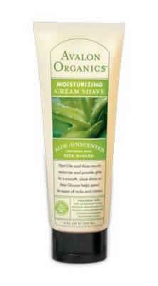 AVALON ORGANIC BOTANICALS: Cream Shave Aloe Vera Unscented 8 oz