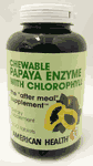 AMERICAN HEALTH: Papaya Enzyme With Chlorophyll Chewable 600 tabs