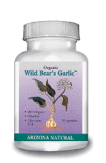 Wild Bear Organic Garlic 90 caps from ARIZONA NATURAL PRODUCTS