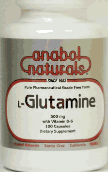 Anabol Naturals: L-Glutamine 100 caps