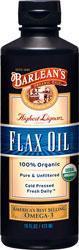 BARLEANS ESSENTIAL OILS: Flaxseed Oil Lignan 8 fl.oz