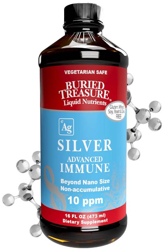BURIED TREASURE: Silver Advanced Immune Support 16 oz