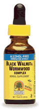 NATURE'S ANSWER: Black Walnut & Wormwood Alcohol Free Extract 1 fl oz