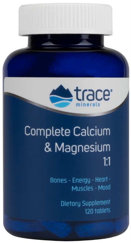 Trace Minerals Research: Complete Cal Mag 1 to 1 120 tabs