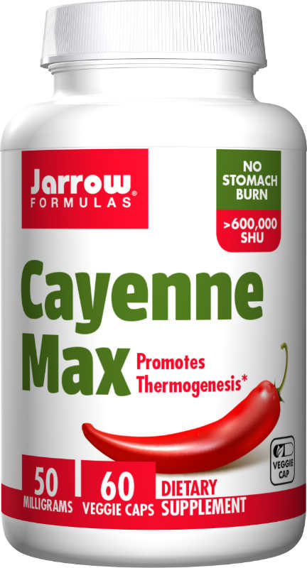 Jarrow: Cayenne Max 50mg 60 Vcaps