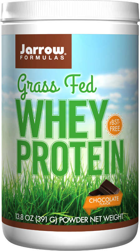 Whey Protein Grass Fed Chocolate 391 GM from Jarrow