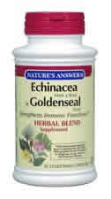 NATURE'S ANSWER: Echinacea-Goldenseal 60 vegicaps
