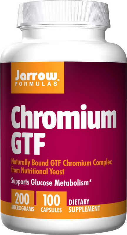 Chromium GTF 200 MCG 100 CAPS from JARROW