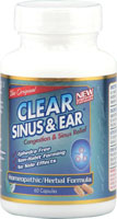 CLEAR PRODUCTS: Clear Sinus and Ear 60 cap