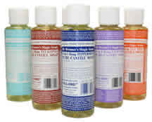 DR. BRONNER'S MAGIC SOAPS: Pure Castile Liquid Soap Peppermint Oil 4 oz