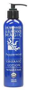 DR. BRONNER'S MAGIC SOAPS: Sun Dog's Organic Lotion Peppermint 8 oz