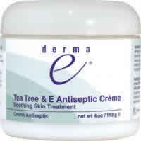 DERMA E: Tea Tree & E Antiseptic Creme 4 oz