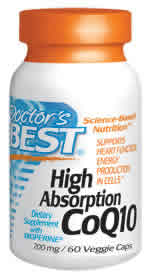Doctors Best: High Absorption CoQ10 200mg with Bioperine 60VC