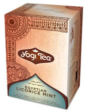 YOGI TEAS/GOLDEN TEMPLE TEA CO: Egyptian Mint Licorice Tea 16 bags