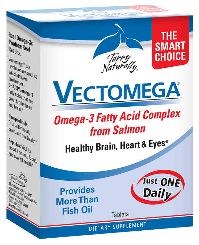 Vectomega (Omega 3 DHA EPA Complex) 60 Tabs from Europharma / Terry Naturally