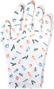 EARTH THERAPEUTICS: Moisturizing Hand Gloves With Garden Prints 1 pair