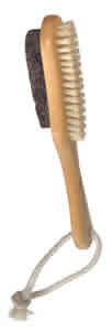 EARTH THERAPEUTICS: Natural Sierra Pumice Brush With Contour Handle 