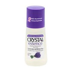 CRYSTAL BODY DEODORANT (French Transit): Mineral Deodorant Roll On Lavender and White Tea 2.25 oz