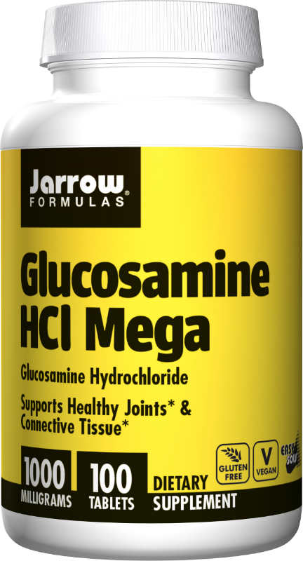 JARROW: Glucosamine HCl Mega 1000MG 100 TABS