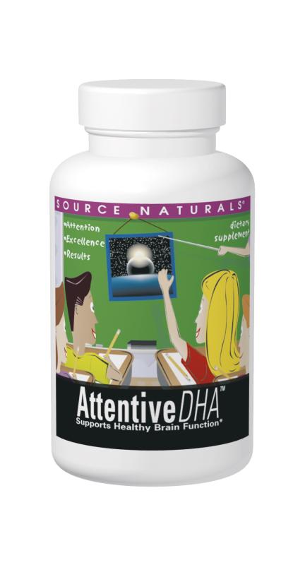 Attentive DHA 30 SG from SOURCE NATURALS