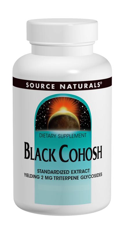 SOURCE NATURALS: Black Cohosh Extract 120 tabs