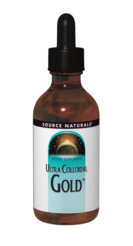 SOURCE NATURALS: Ultra Colloidal Gold Liquid 10 ppm 1 fl oz