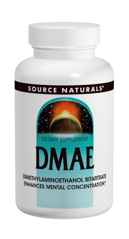 SOURCE NATURALS: DMAE 351 mg 50 tabs