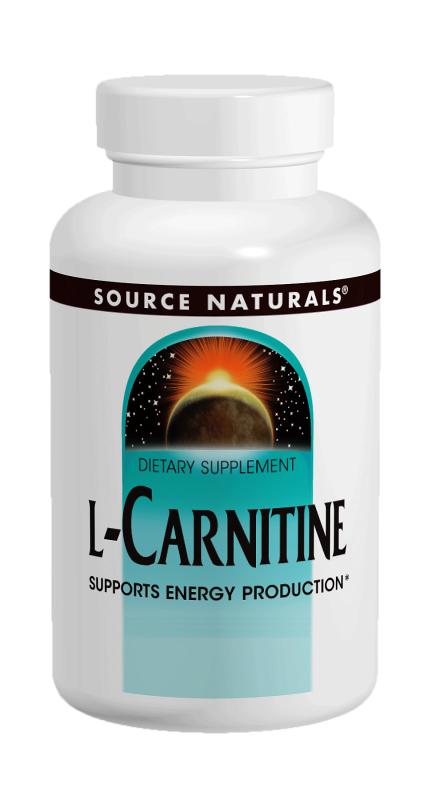 SOURCE NATURALS: L-Carnitine 500 mg 120 caps
