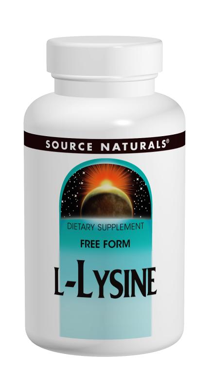 SOURCE NATURALS: L-Lysine 1000 mg 50 tabs