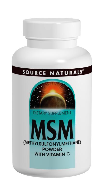 SOURCE NATURALS: MSM (Methylsulfonylmethane) Powder 8 oz