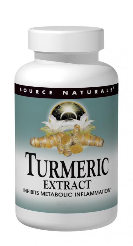 SOURCE NATURALS: Turmeric Extract - 95 Curcumin 100 tabs